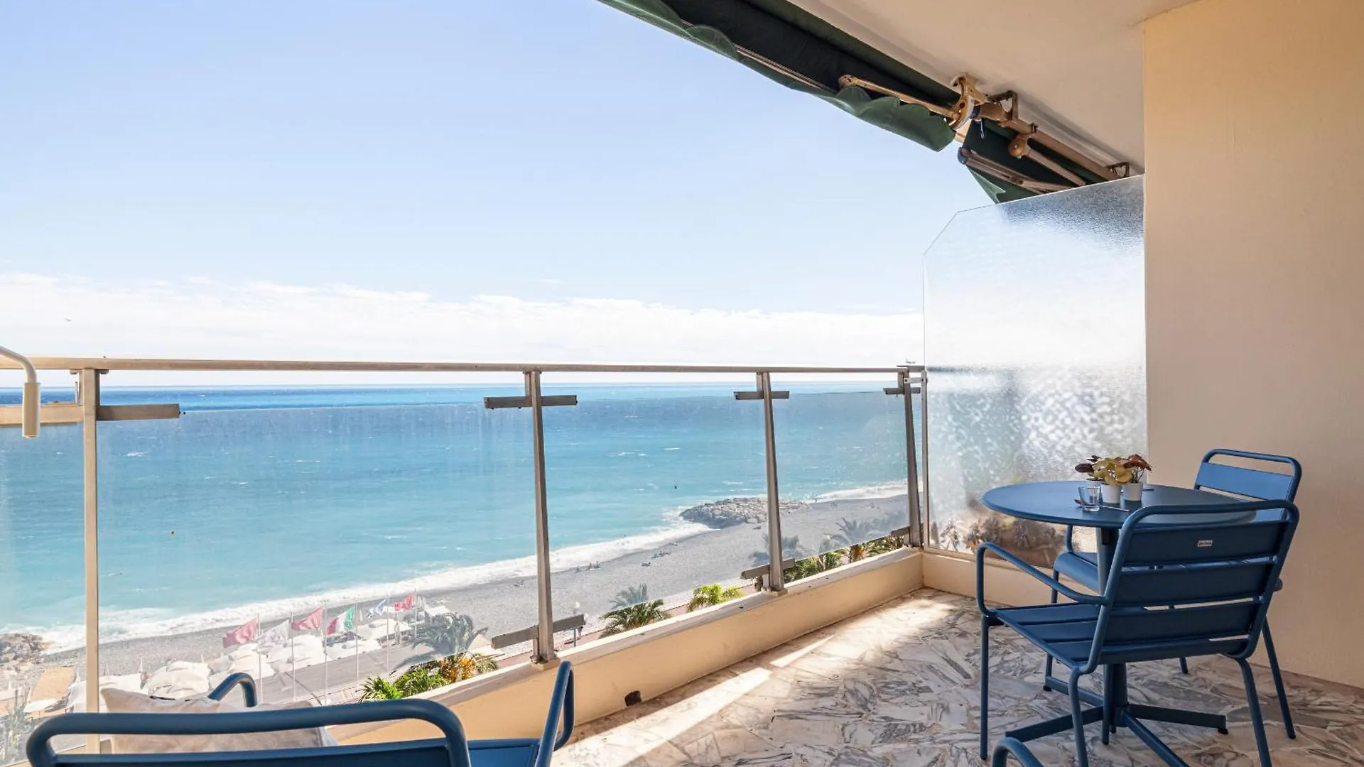 Panoramic Sea View - 1 Bdr Promenade Des Anglais نيس شقة