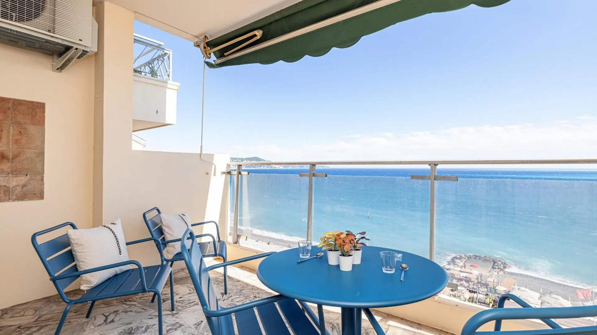 Panoramic Sea View - 1 Bdr Promenade Des Anglais Nice Apartmán